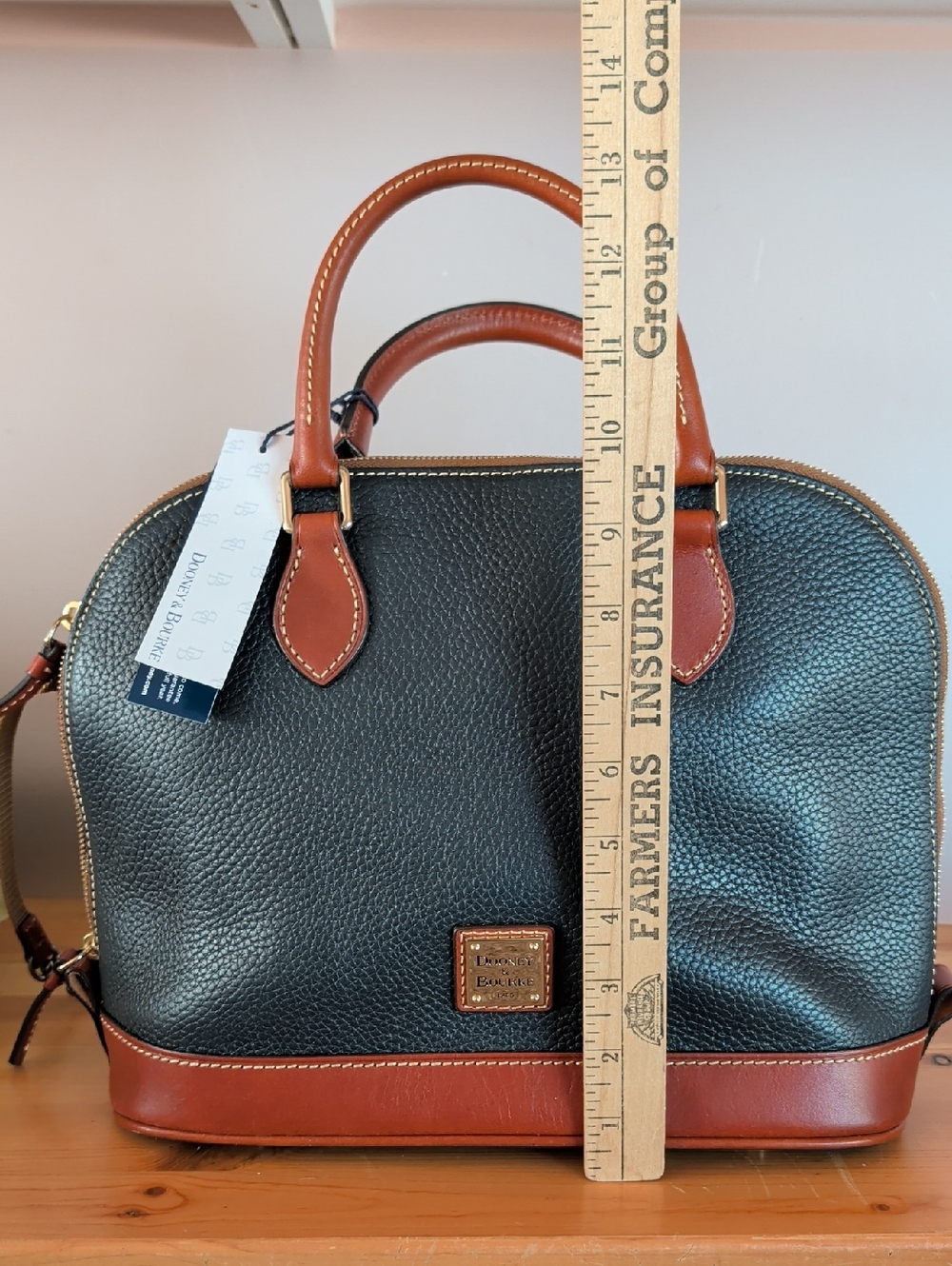 NWT, Dooney & Bourke Navy Canvas Logo Dust Bag - Picture 13 of 16